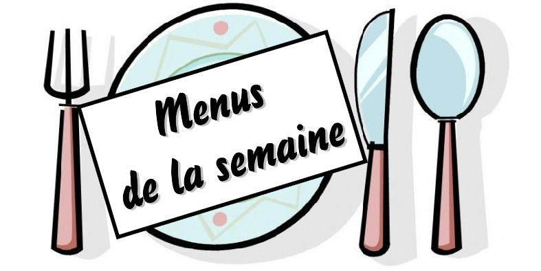 Menus de la semaine