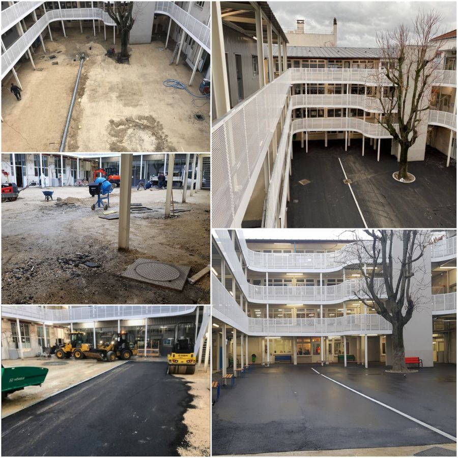 Travaux avancement Fin Décembre 2020