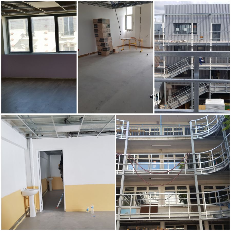 Travaux avancement Juillet-Août 2020