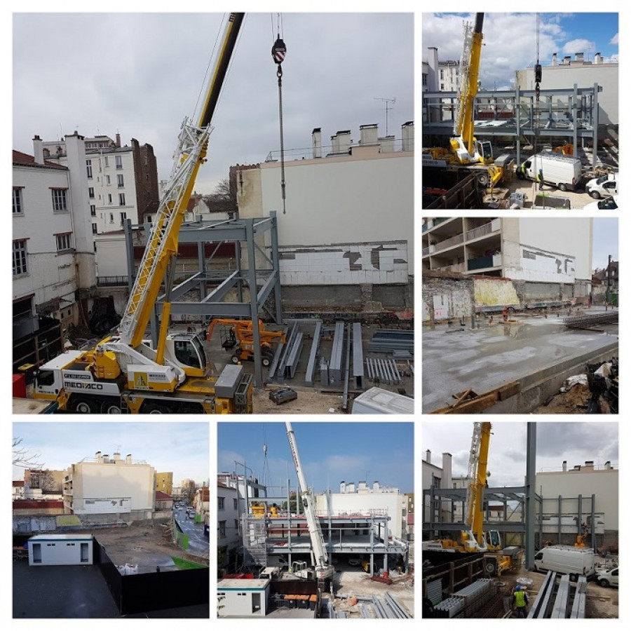 Travaux Construction bâtiment cantine et gymnase