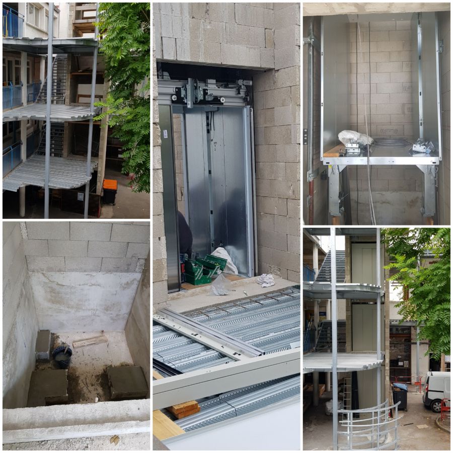 Travaux L'ascenseur